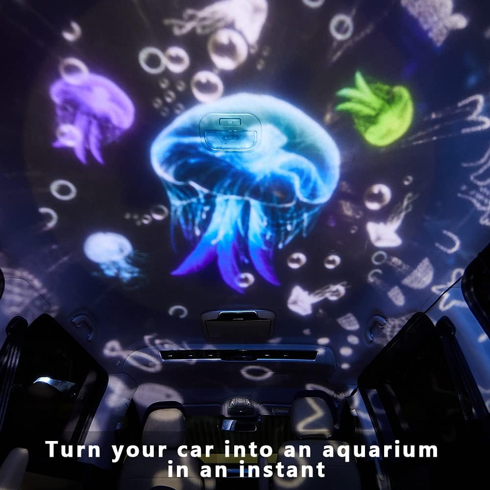 Ocean Star Sky Night Light Projector for Kid, Constellation Galaxy Projector, 360 Degree Rotating Nebula Starry Projection Lamp image number 4