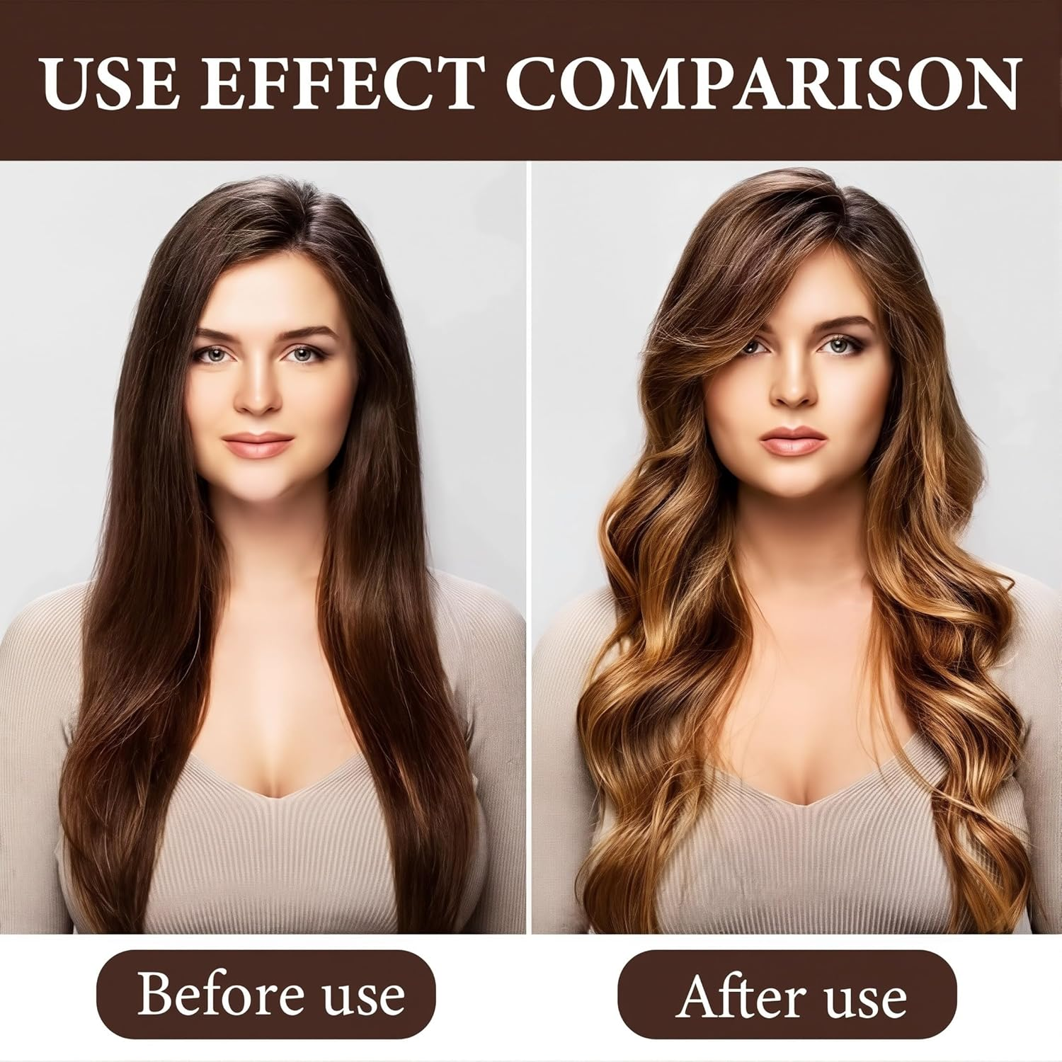 NHQZ Pack of 6 Hair Rollers Heatless Curls Overnight Curls for Medium Long Hair image number 2