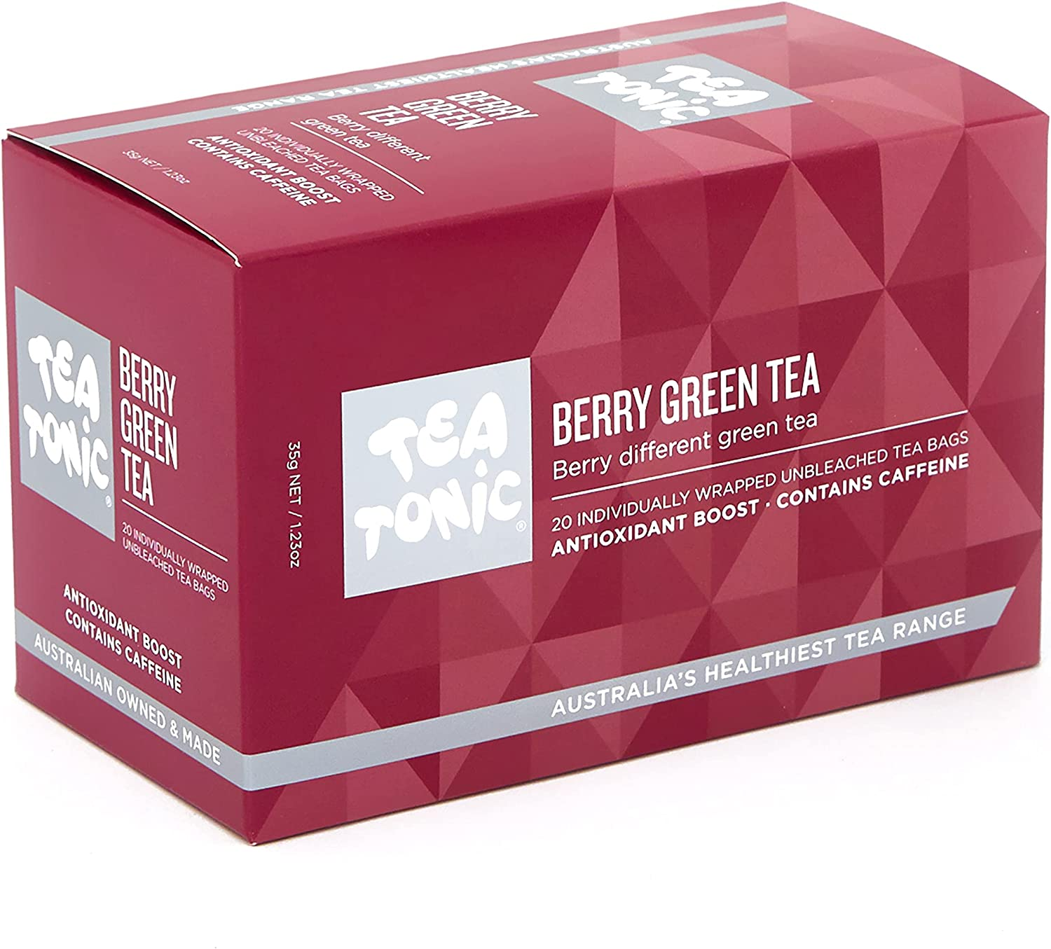 Tea Tonic Berry Green Tea 20 Teabags image number 1