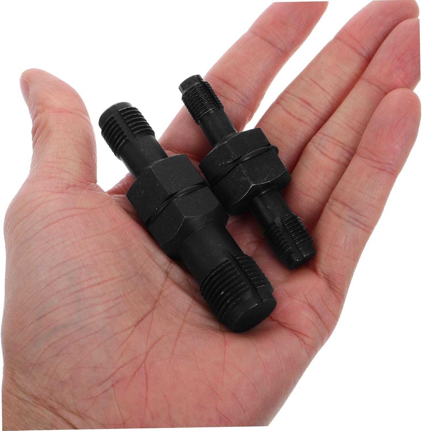 GRIRIW 2Pcs Automotive Spark Plug Rethreader and Tap Wrench Tool Kit for Easy Engine Repair