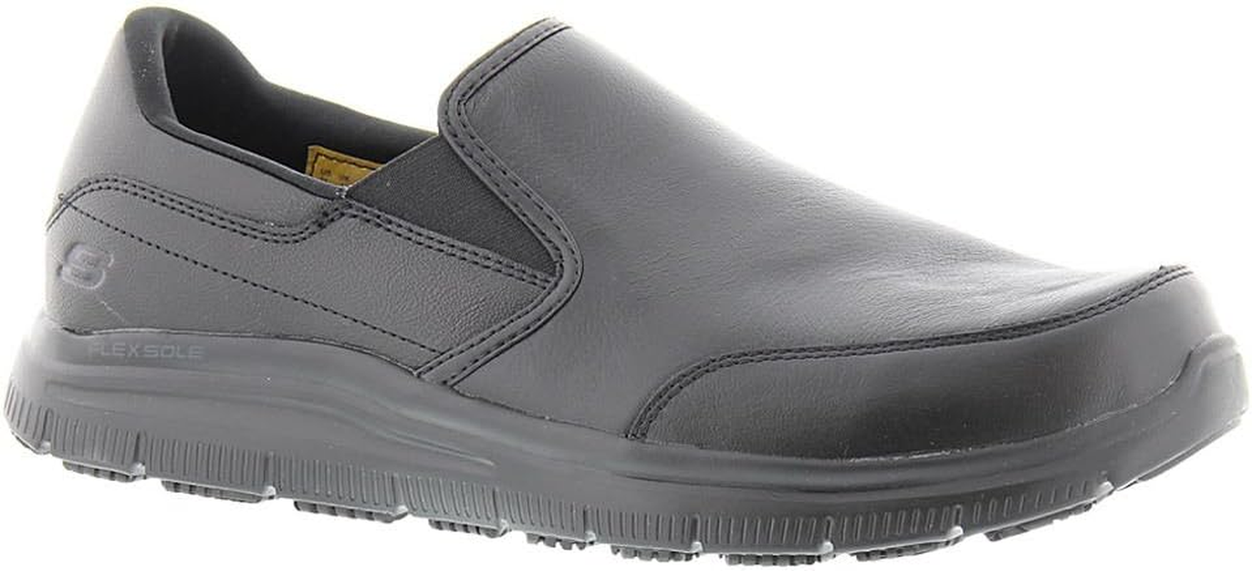 SKECHERS Men'S Flex Advantage - BRONWOOD, Slip Resistant, Leather Shoe image number 3