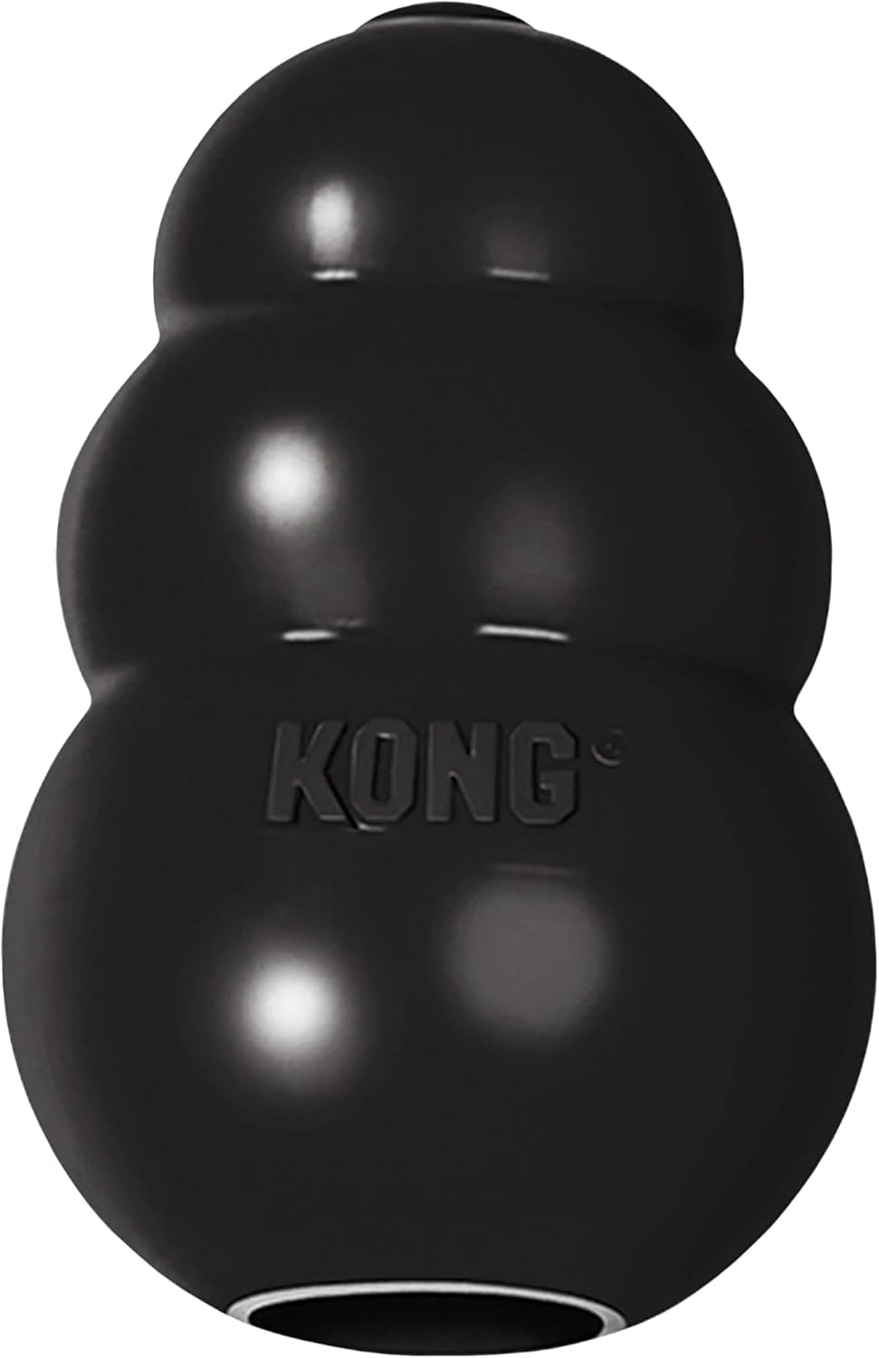 KONG - Extreme Dog Toy - Toughest Natural Rubber, Black - Fun to Chew, Chase and Fetch - for Medium Dogs image number 1