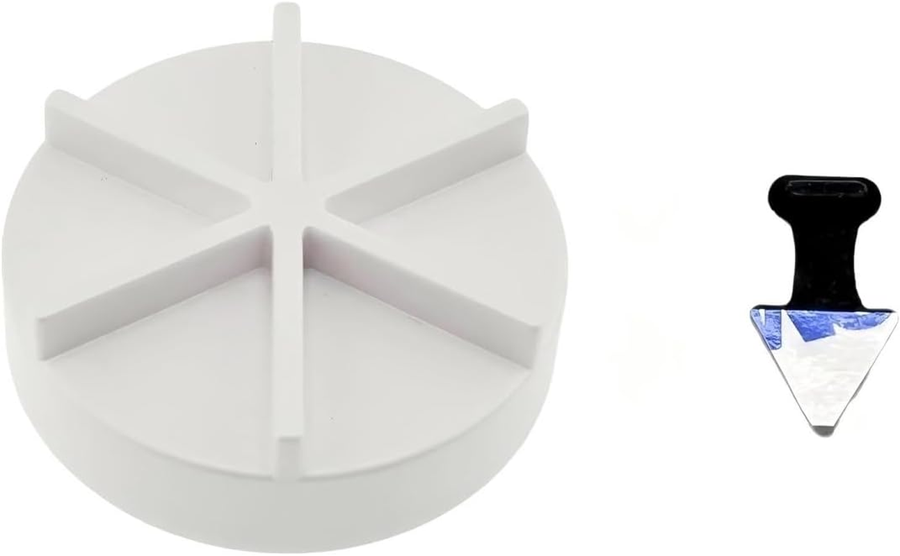 Replacement Spinner Leaf & USB Port Cover Set for EITABEL Electric Makeup Brush Cleaner Machine&ndash; Waterproof Plug + Vortex Spinner Accessories (2-Pack) image number 3