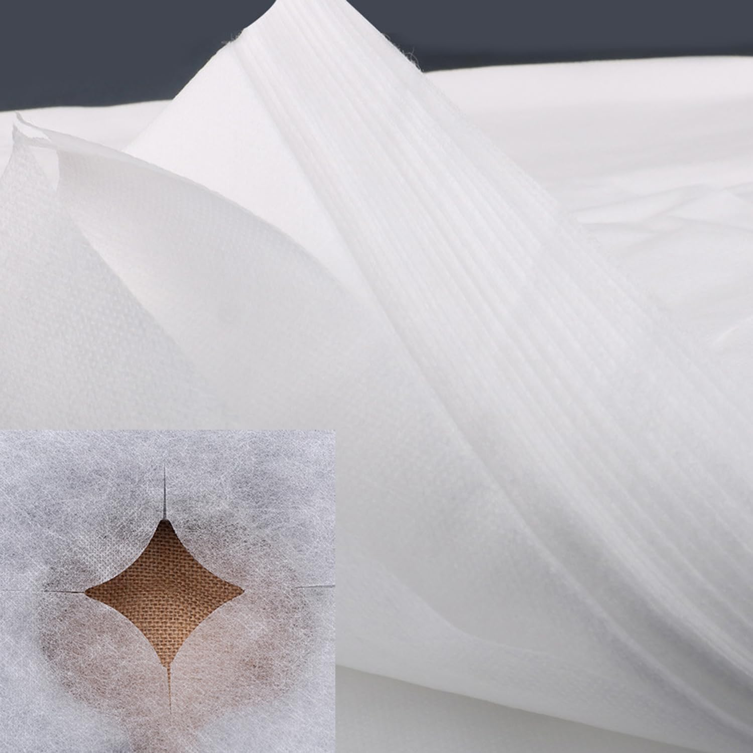 Utysty 100 Pack Disposable Face down Pillow Cover Disposable Face Cradle Covers Ultra Soft Non-Sticking Massage Bed Headrest Covers for Massage Table Lash Bed Spa Bed Beauty Tattoo Therapy Table image number 4