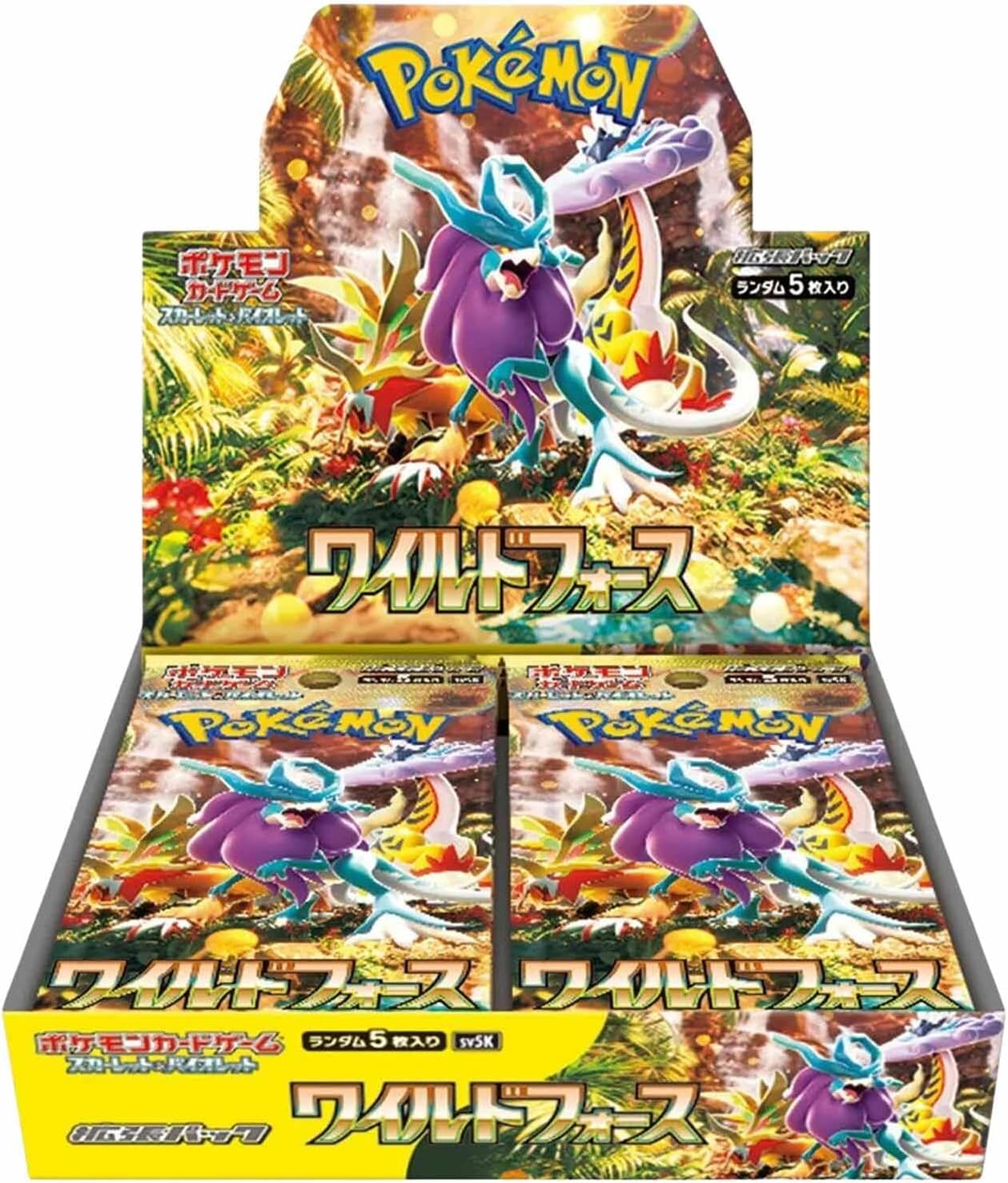 Wild Force SV5K Booster Box - Japanese Pokemon TCG image number 1