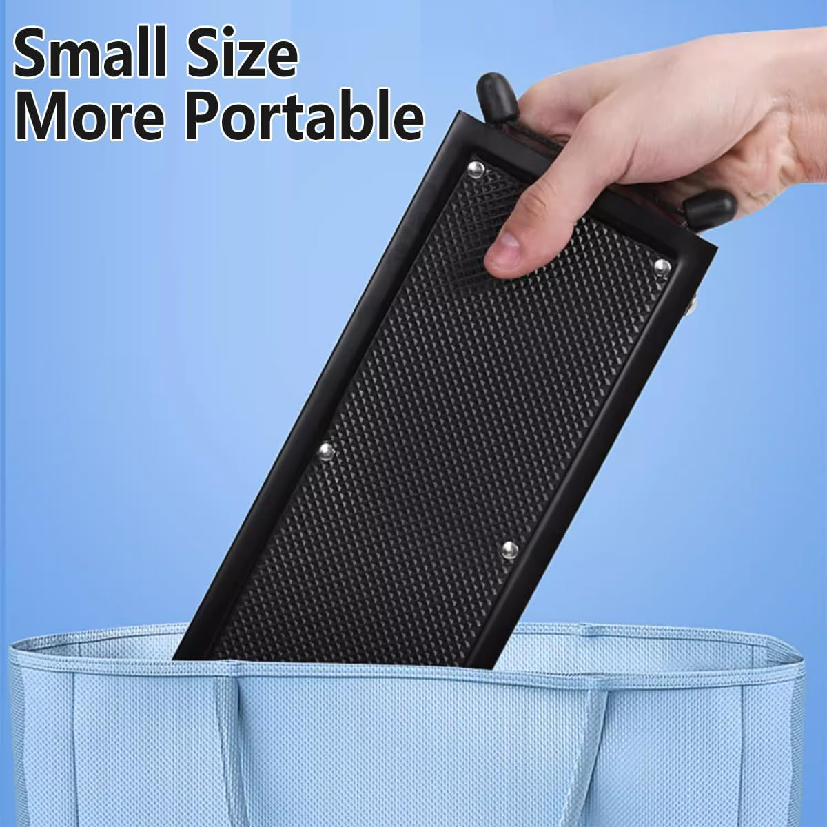 AIMALL Adjustable Guitar Footstool 6 Heights Foldable Anti-Slip Foot Pedal for Classical Folk Guitar Metal Frame Portable Guitarist Stand 11.8X5.1In Black image number 1