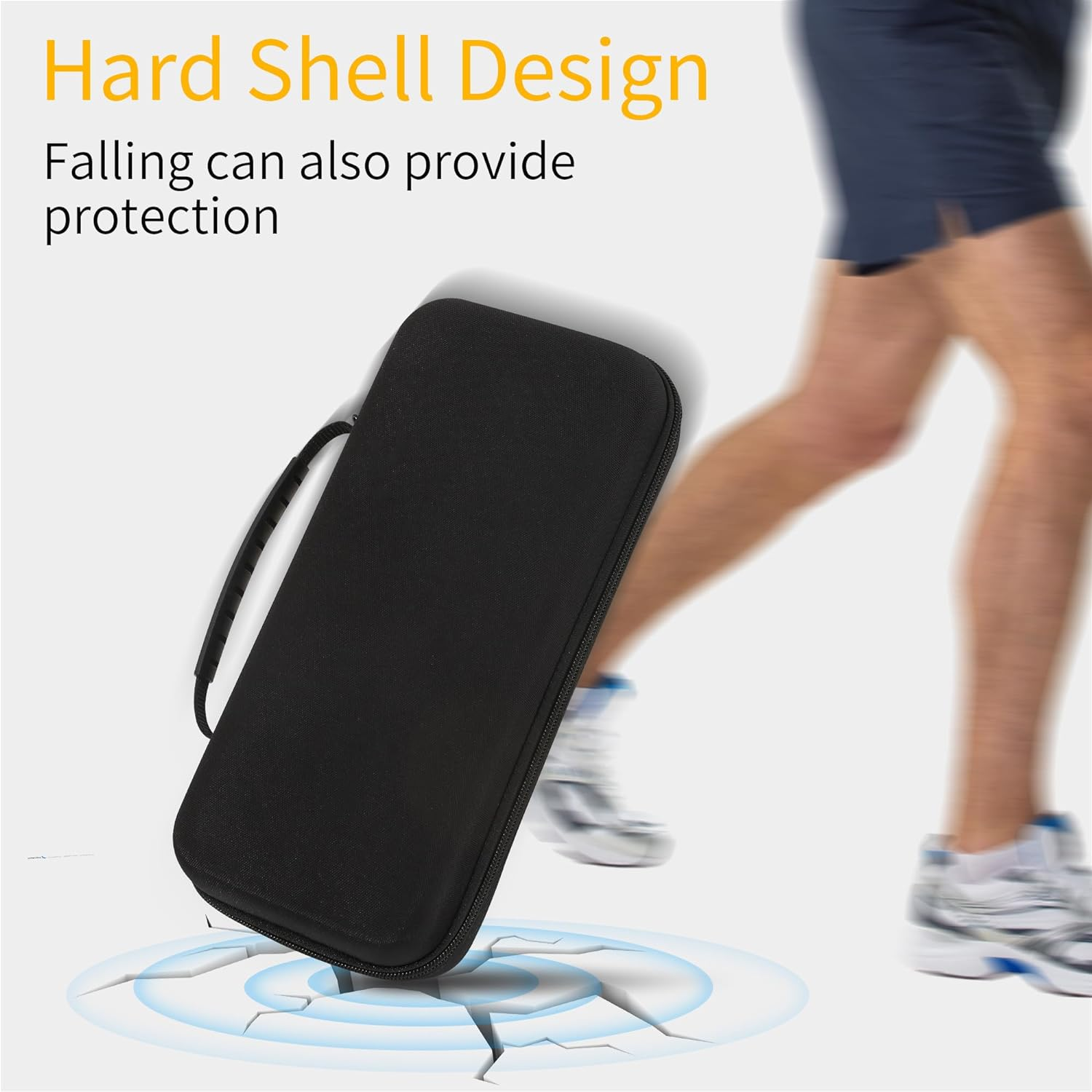 Iofeiwak Carrying Case for ROG Ally/Ally X - Portable Hard Shell Carrying Case for ROG Ally/Ally X Gaming Handheld - Double Pocket/Button Protection/Large Capacity image number 5