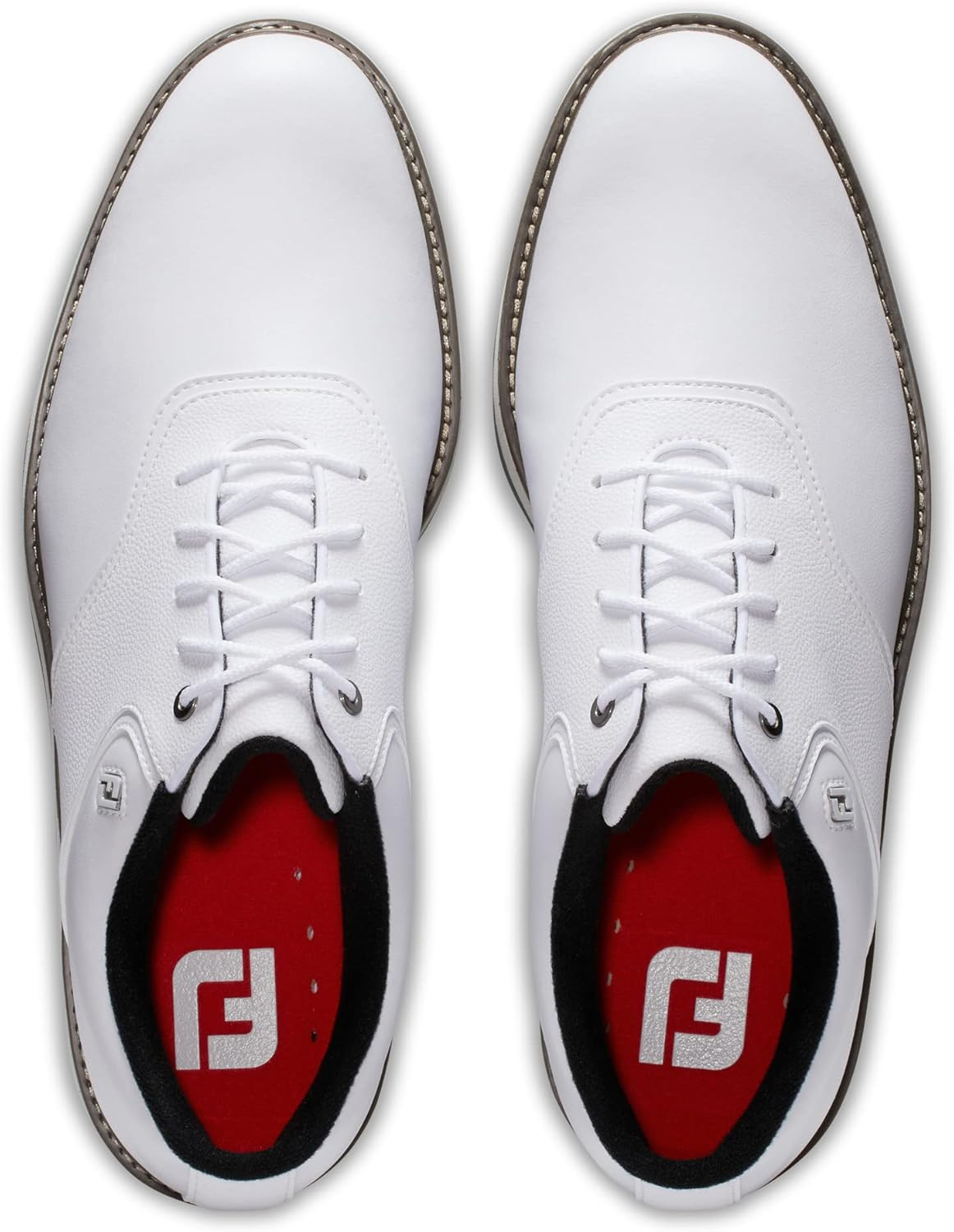Footjoy Men'S FJ Originals Golf Shoe, White/White, 8 Wide image number 1