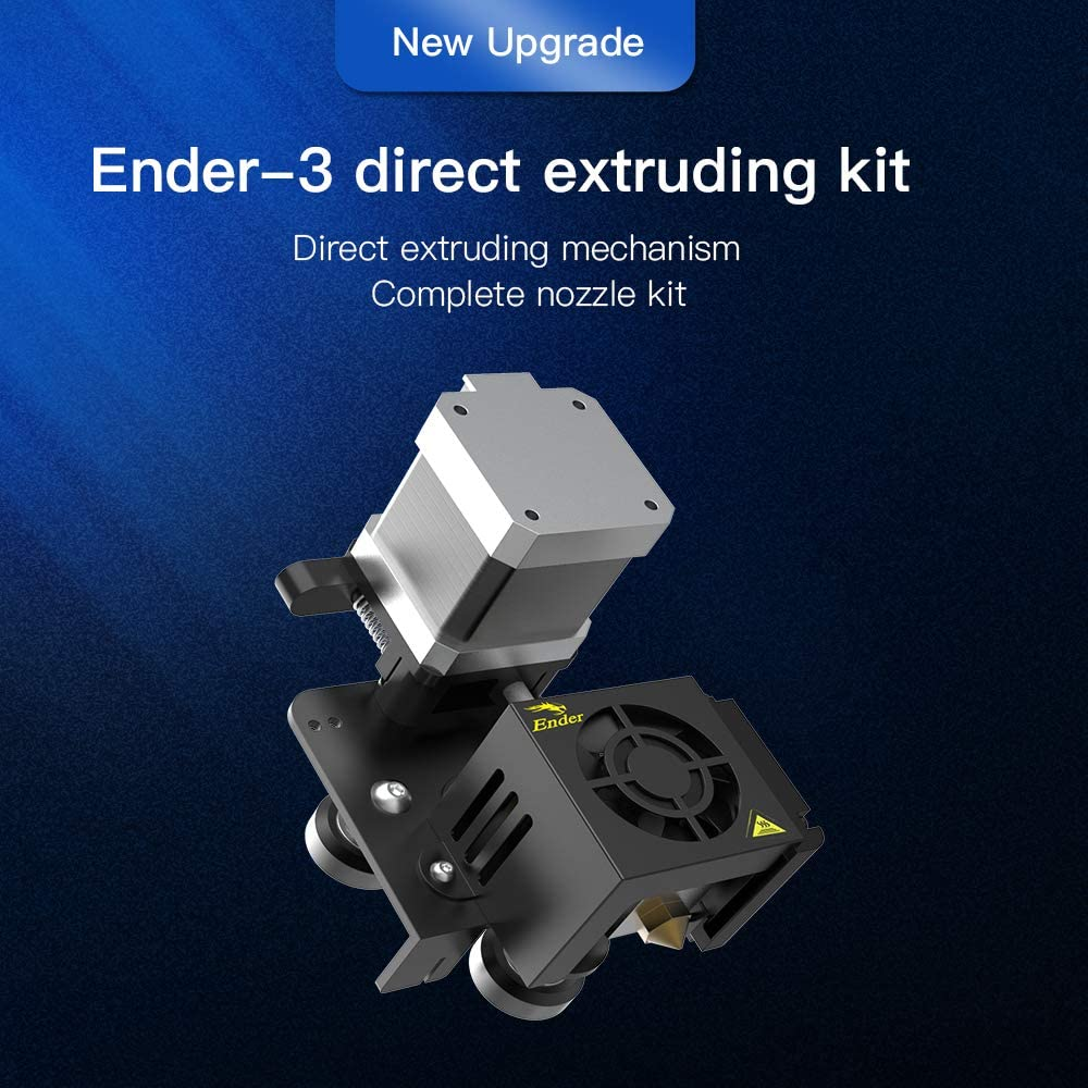Official Creality Ender 3 Direct Drive Upgrade Kit, Ender 3 V2 Upgrades for Ender 3, Ender 3 Pro, Ender-3S 3D Printer with Stepper Motor Hotend Kit 1.75Mm Extruder Fan and Cables Support TPU Filament image number 3