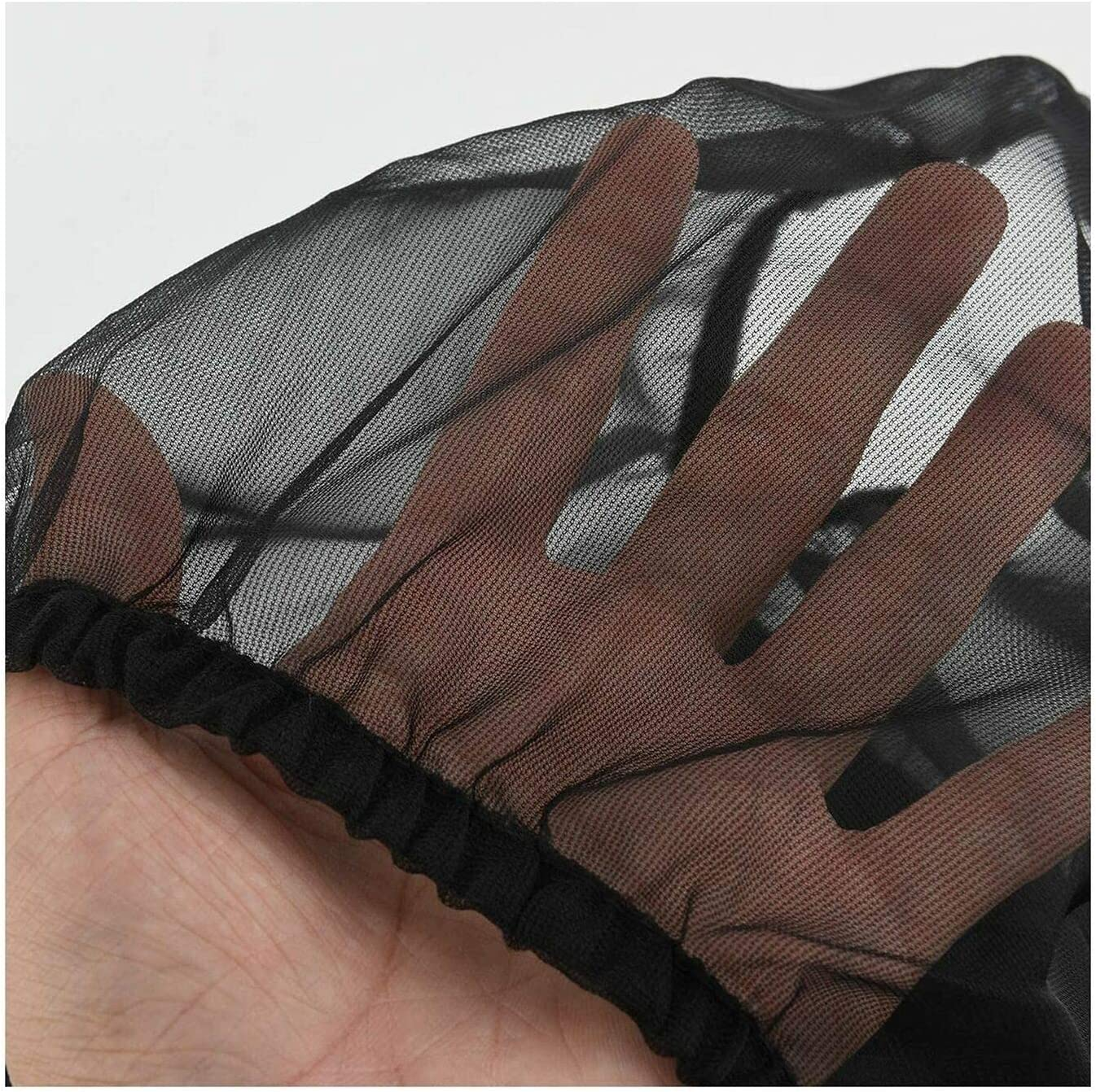 Universal Bird Cage Seed Catcher Guard - Parrot Nylon Mesh Cover, Soft Airy Stretchy Skirt for round and Square Cages (Circumference 50-90 Inch, Black) image number 2