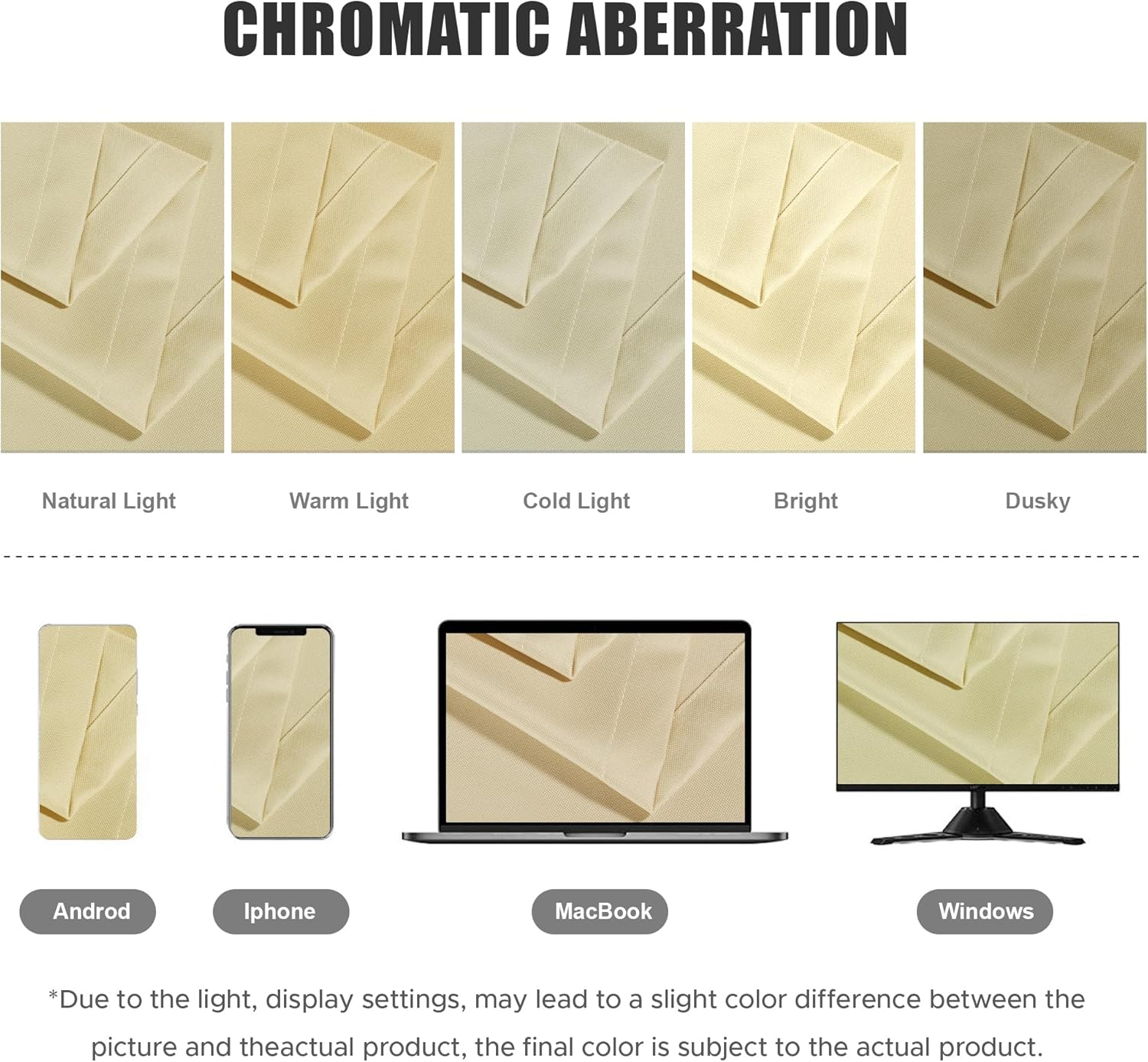 Bonzer Waterproof Outdoor Curtains for Patio, Premium Thick Privacy Weatherproof Grommet outside Curtains for Porch, Pergola, Cabana, 1 Panel, 54W X 84L Inch, Cream