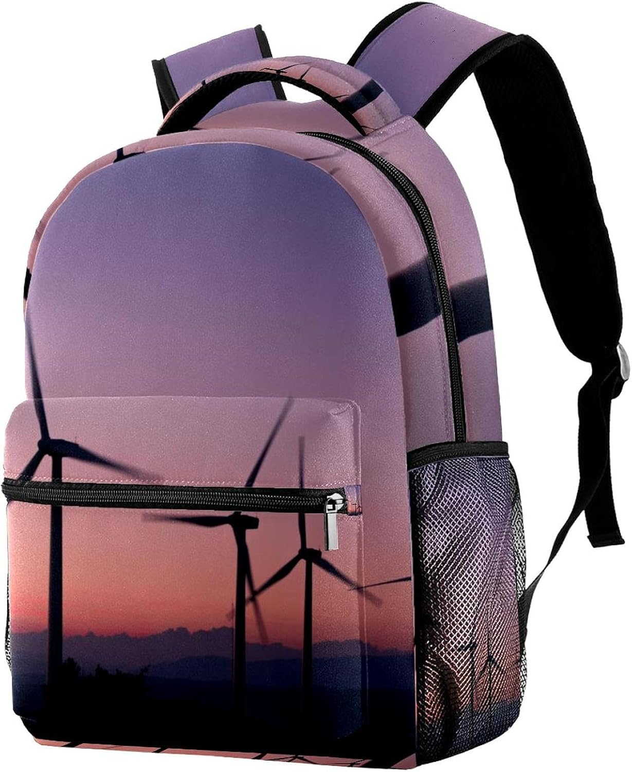 Windmills Backpack Students Shoulder Bags Travel Bag College School Tote Backpacks image number 4