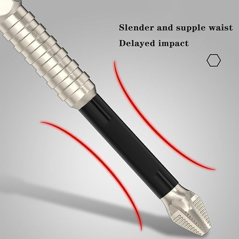 High Magnetic Screwdriver Drill Bit Set 9Pcs,Durable Hardened Steel Drill Bits for Electric & Hand Tools，Strong Magnetic & High Hardness Screwdriver Accessories image number 5