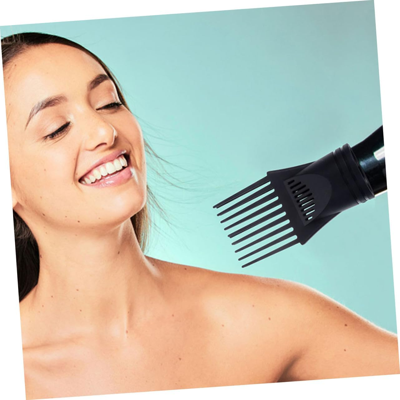 PENIKOKO 5Pcs Hair Dryer Nozzle Attachments Comb Concentrator Replacement Accessories Plastic Blow Dryer Front Nozzle for Smooth Styling image number 3