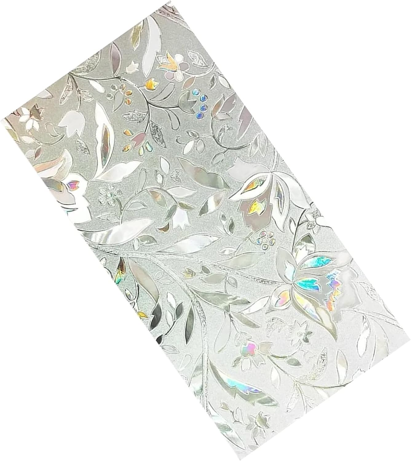 Window Decorations 60X300Cm 3D Pattern Self Adhesive Window Privacy Film Static Cling Window Sticker for Home Office image number 5