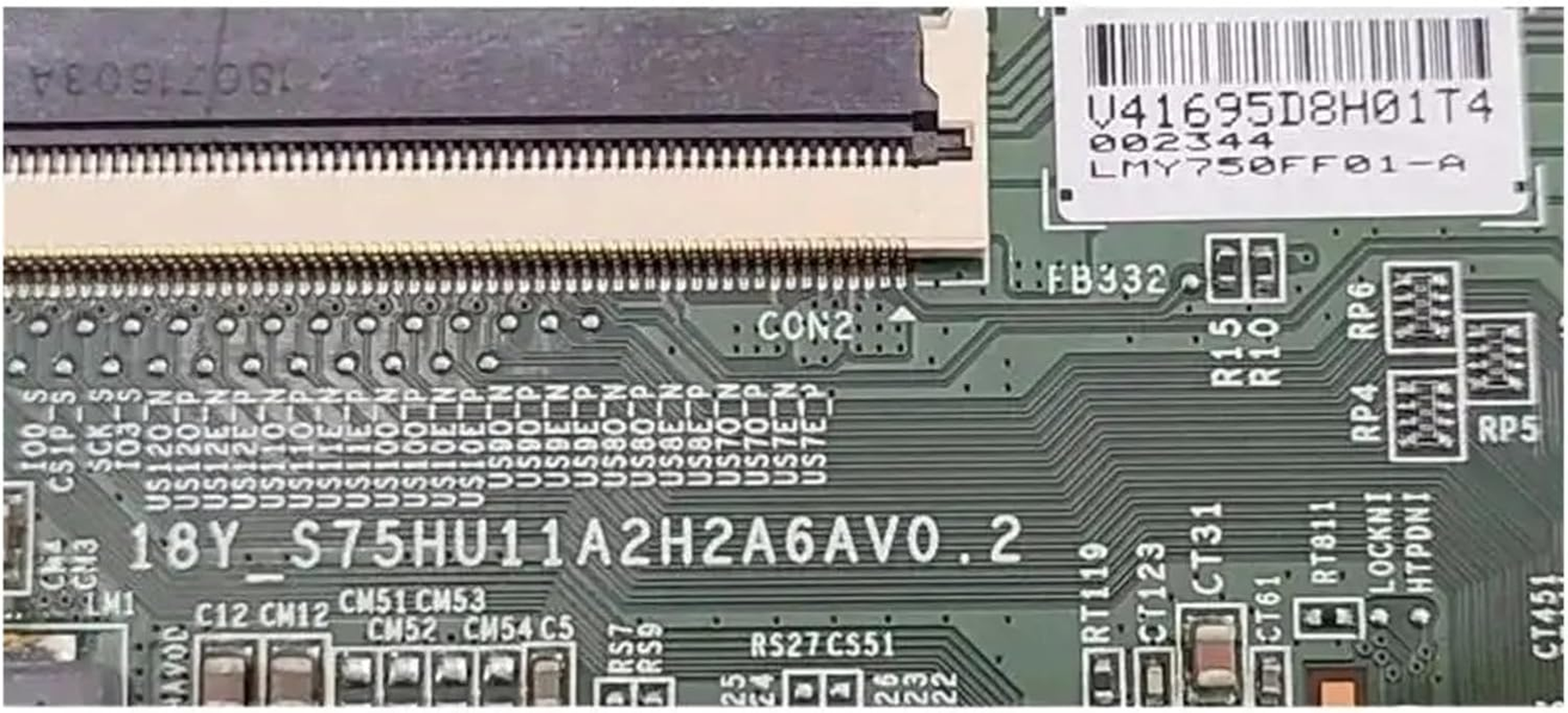 Used for 18Y_S75HU11A2H2A6AV0.2 T-CON Board ，Compatible for Sony， KD-75X780F 75 Inch TV Logic Board CT T image number 3