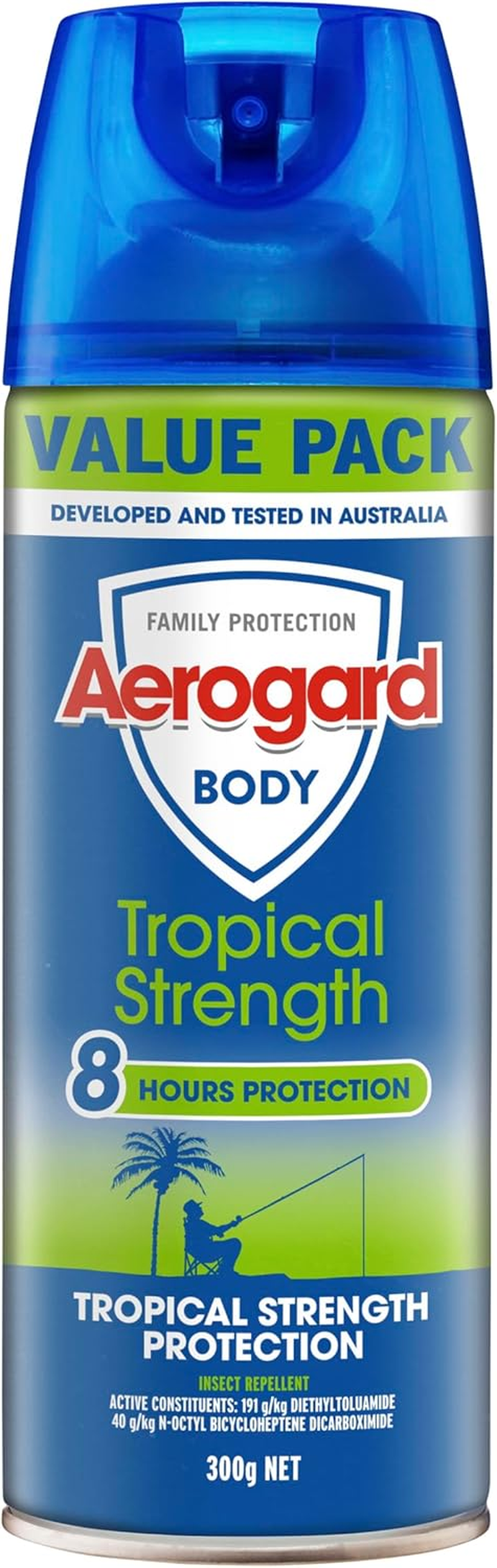 Aerogard Tropical Strength Insect Repellent Aerosol Spray, 300G