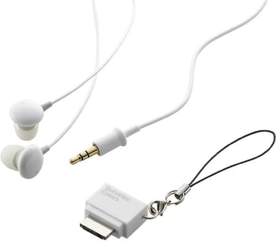 ELECOM EHP-CINF20WH External Connection Terminal Connector + Earphone Cell Phone Compatible Earphones Sundries Colors White 4.9 Ft (1.2 M) image number 1