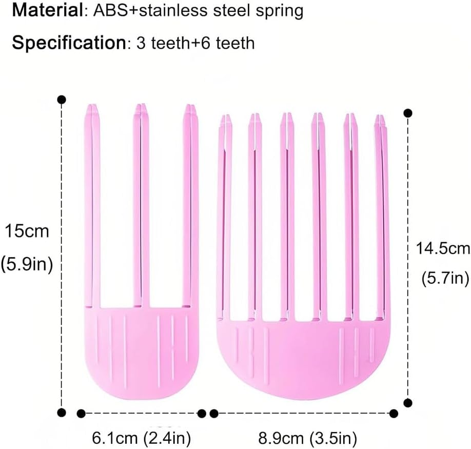 Aufondof 2 Pack Hair Volume Clip, Hair Root Lifter Clips Comb No Trace Volume Tools Styling Curly Fluffy Comb for Lazy Women Girls image number 5