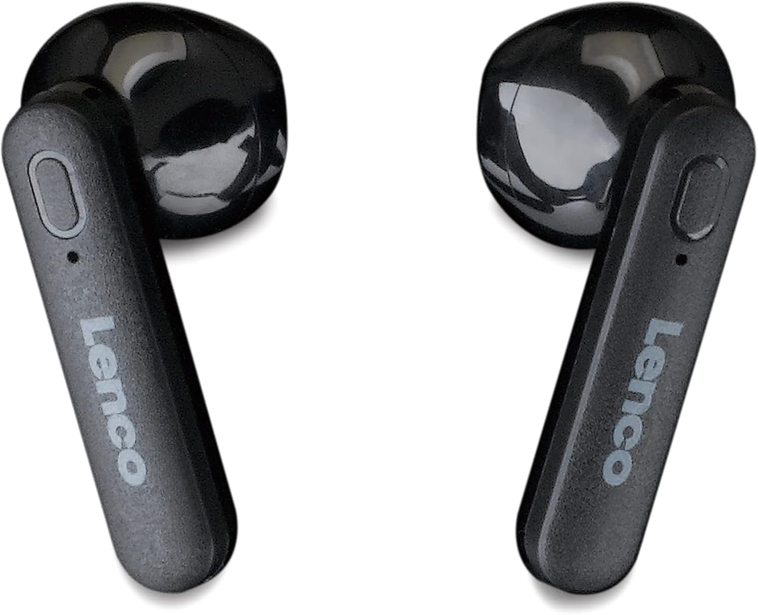 Lenco EPB-430BK True Wireless In-Ear Headphones with Bluetooth, Wireless Ear Buds, Wireless Charging, USB-C Charging, Charging Case with Display, Black image number 3