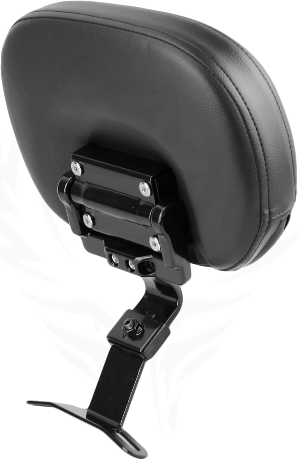 Adjustable Driver Rider Backrest Quick Release for Harley Softail Models Fatboy Heritage 2018-2024 Gloss Black