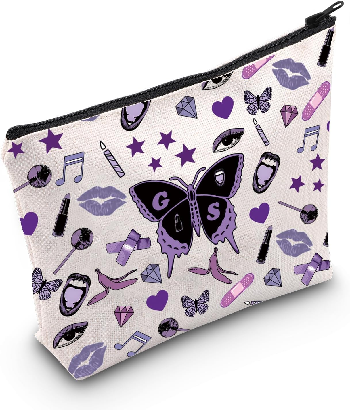 WZMPA Guts Musical Cosmetic Bag Singer Fans Gift Singer Album Makeup Zipper Pouch Bag Singer Lyric Merchandise