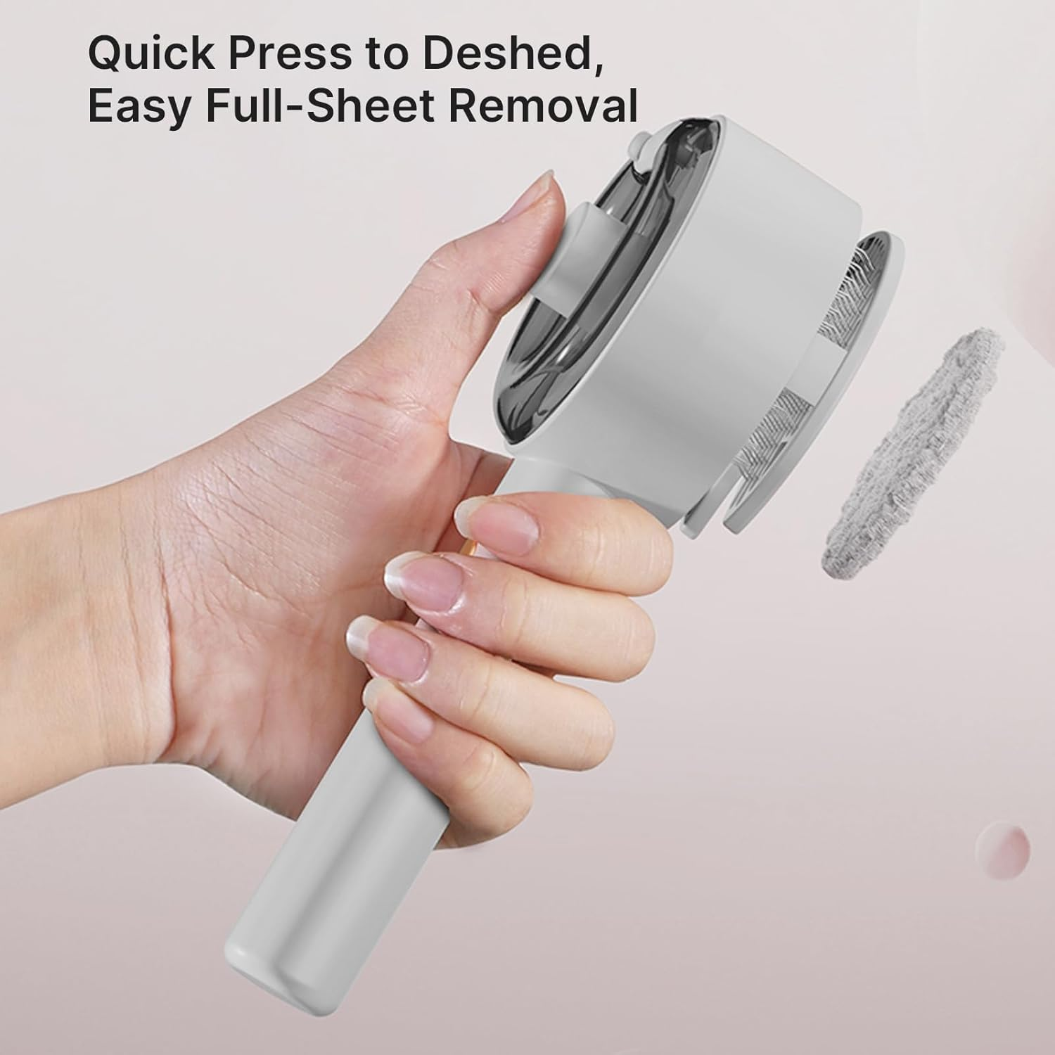 Velmoriah Cat Steam Brush, Rechargeable Cat Brush with Steam, Release Button, 2 Modes, Cat Grooming Brush for Shedding, Massage, Cleaning, Sterilization for Indoor Cats, Kitten, Dogs image number 3