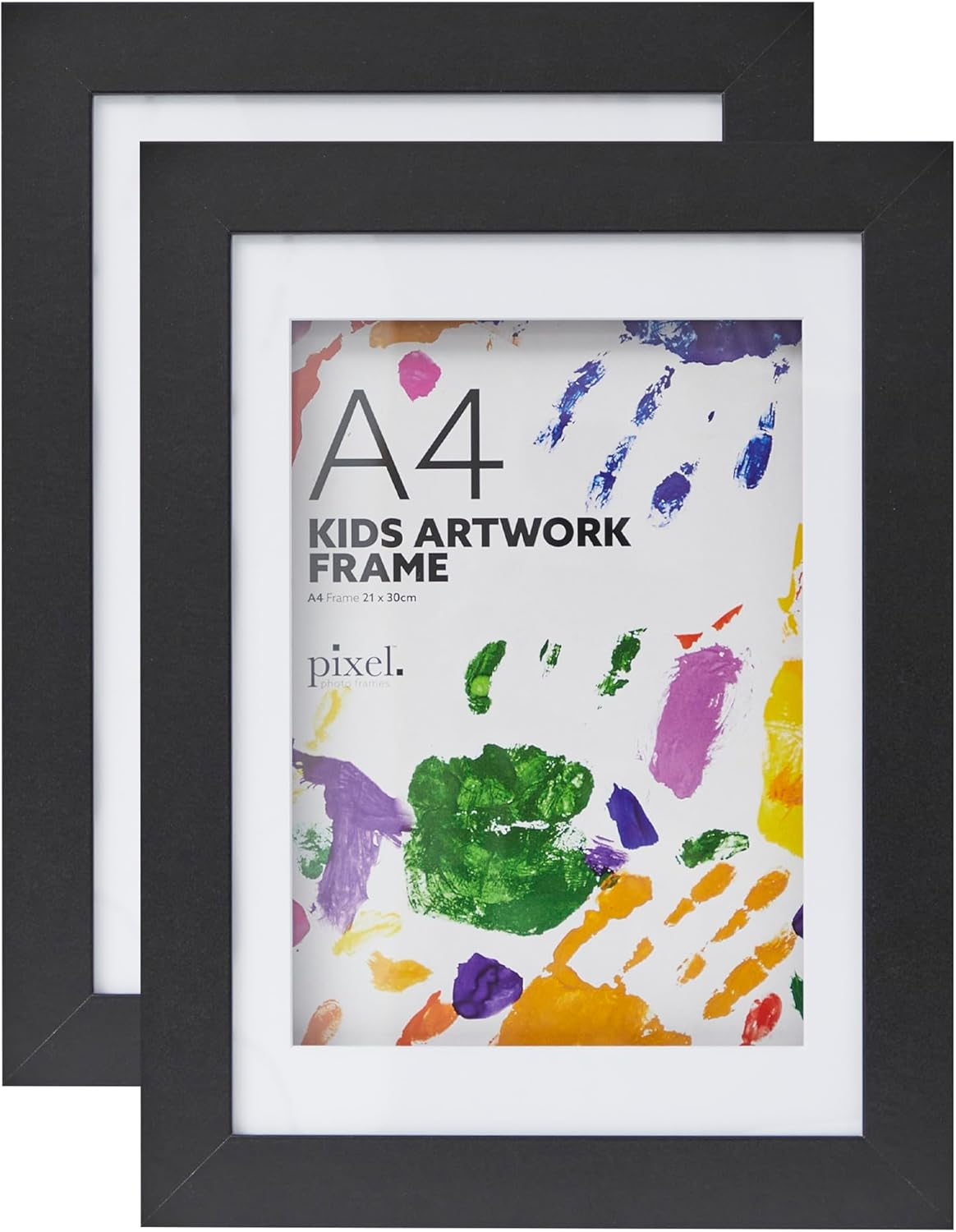 Cooper & Co. Set of 2 A4 DIY Kids Art Frame Black image number 4