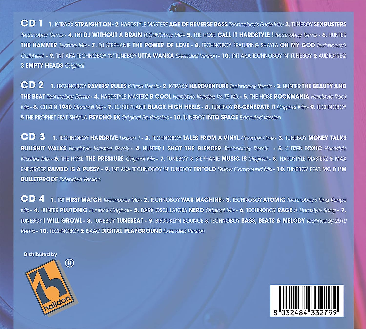 4 CD Techno and Hardstyle - Best Hits Collection image number 1