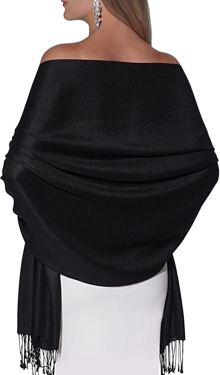 Pashmina Shawls and Wraps for Evening Dresses, Large Soft Pashminas Wedding Shawl