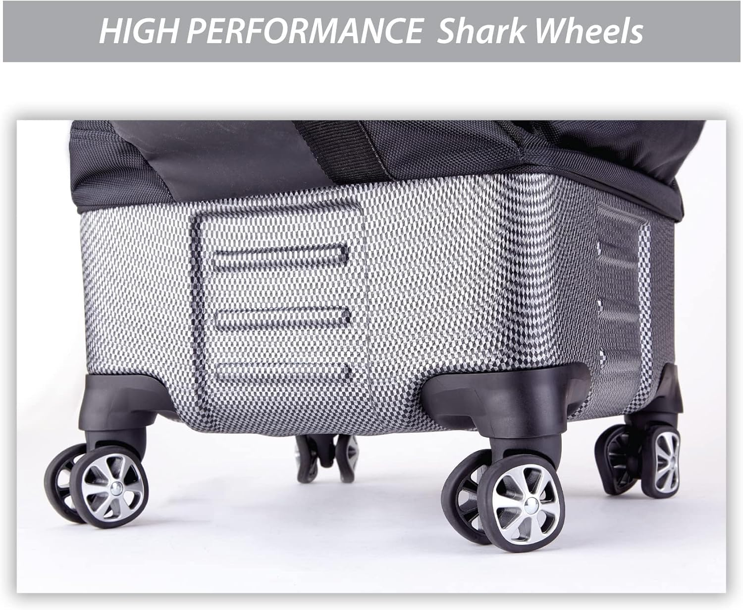 Samsonite the Protector Hardside and Softisde Golf Travel Bag with Shark Wheels, Waterproof Exterior, Black image number 4