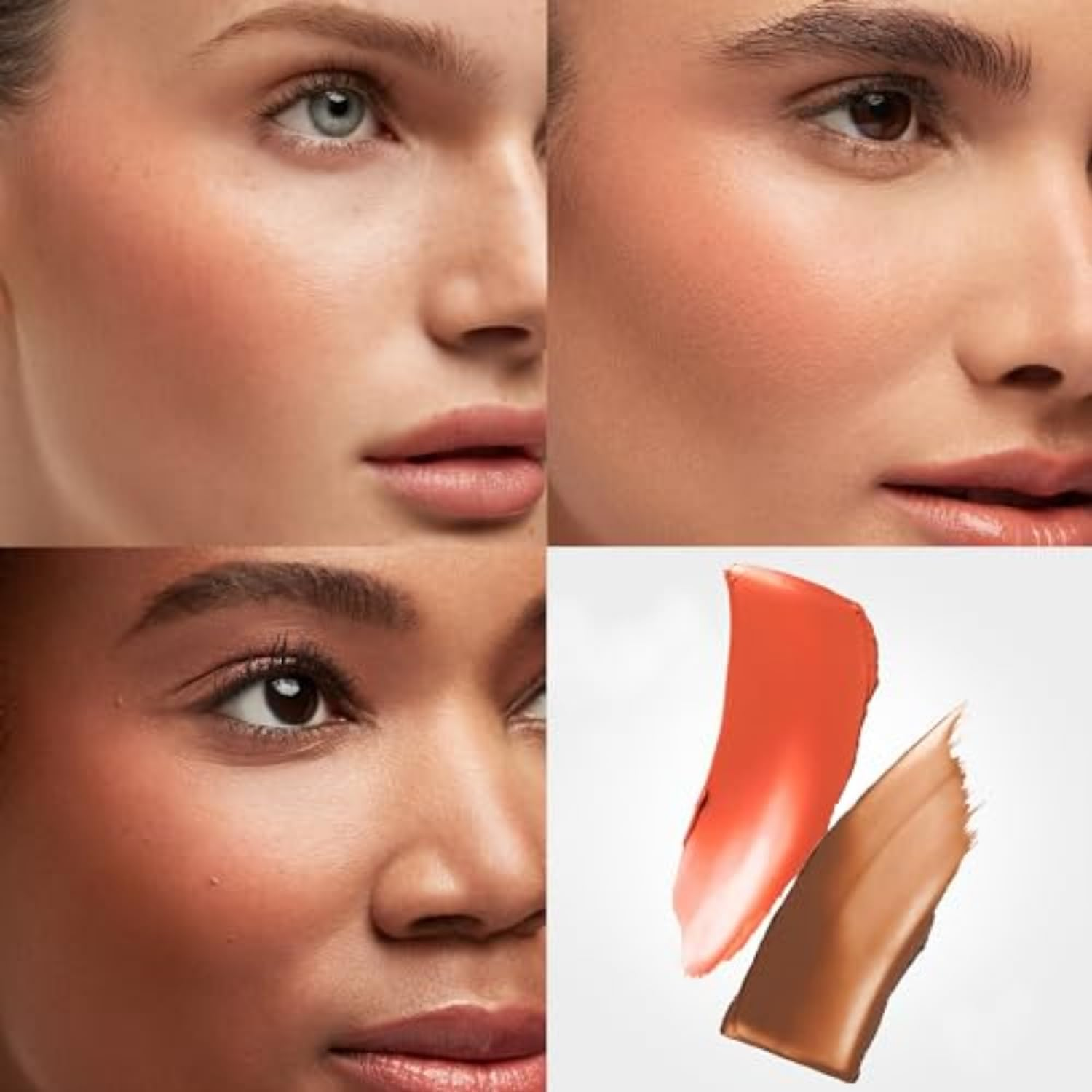Blush and Bronze Hydro Blur Cheek Duo - Papaya and Tan by Stila for Women - 0.33 Oz Makeup image number 1