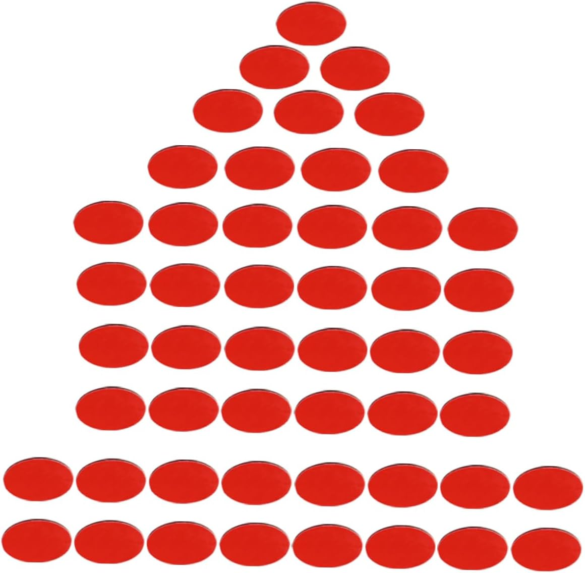 ULTECHNOVO 50Pcs round Tapes Double Sided Stickers for Car Ornament Fixing Strong Adhesive Car Tapes Easy to Use and Remove for Accessories