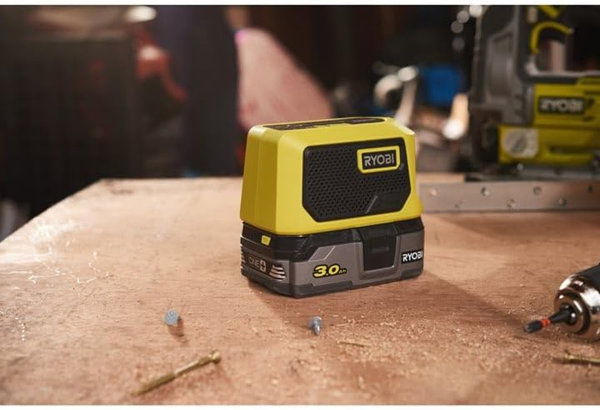 RYOBI 18 V ONE+ Battery Bluetooth Box Mini RBTM18-0 (Output Power 5 Watt, Speaker Diameter 44 Mm, without Battery and Charger) image number 2