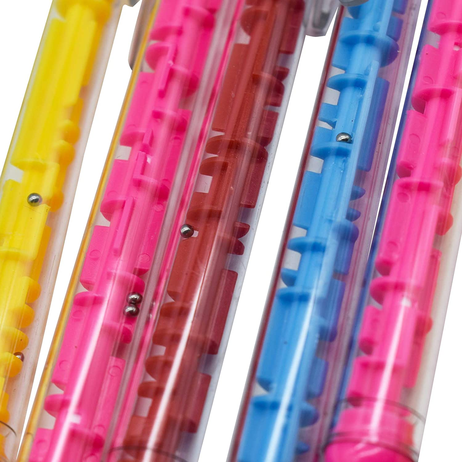 Maydahui 15PCS Maze Puzzle Shape Ballpoint Pen Novelty Pens Blue Ink for School Student image number 6