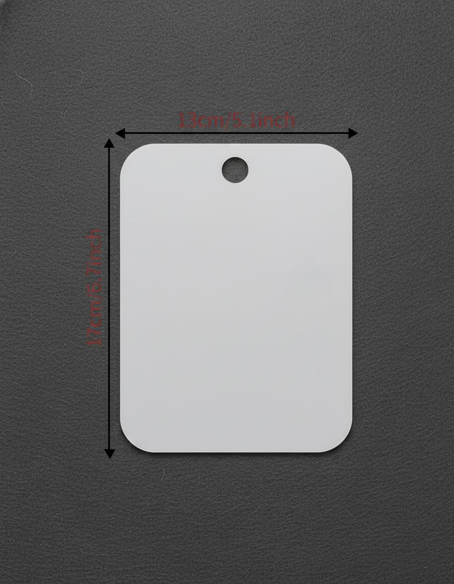 IMTKOOCO anti Fog Shower Mirror Large Size with Suction Hook - Fogless Shower Mirror for Shaving Grooming Bathroom Durable Mirror Bathroom Mirror Shower Mirror Large Mirror image number 1