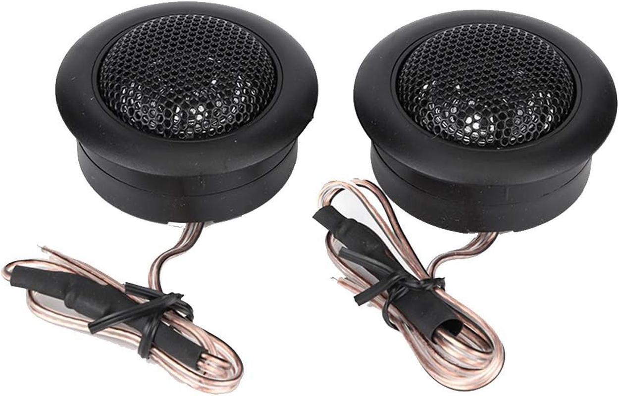 Pair of 12V 120W Car Mini Super Power Loud Dome Audio Speaker Tweeter, Professional Capacitance with Pure Copper Wiring Port, Nonmagnetic Baskets, Compact Size, Easy to Install, image number 4