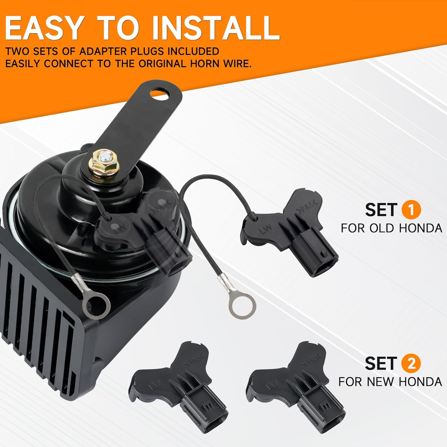 Car Horn for Honda Civic CRV Odyssey Accord Pilot Passport Fit Insight Ridgeline, Acura MDX RDX Integra Auto Horn for Honda Loud Dual-Tone image number 1