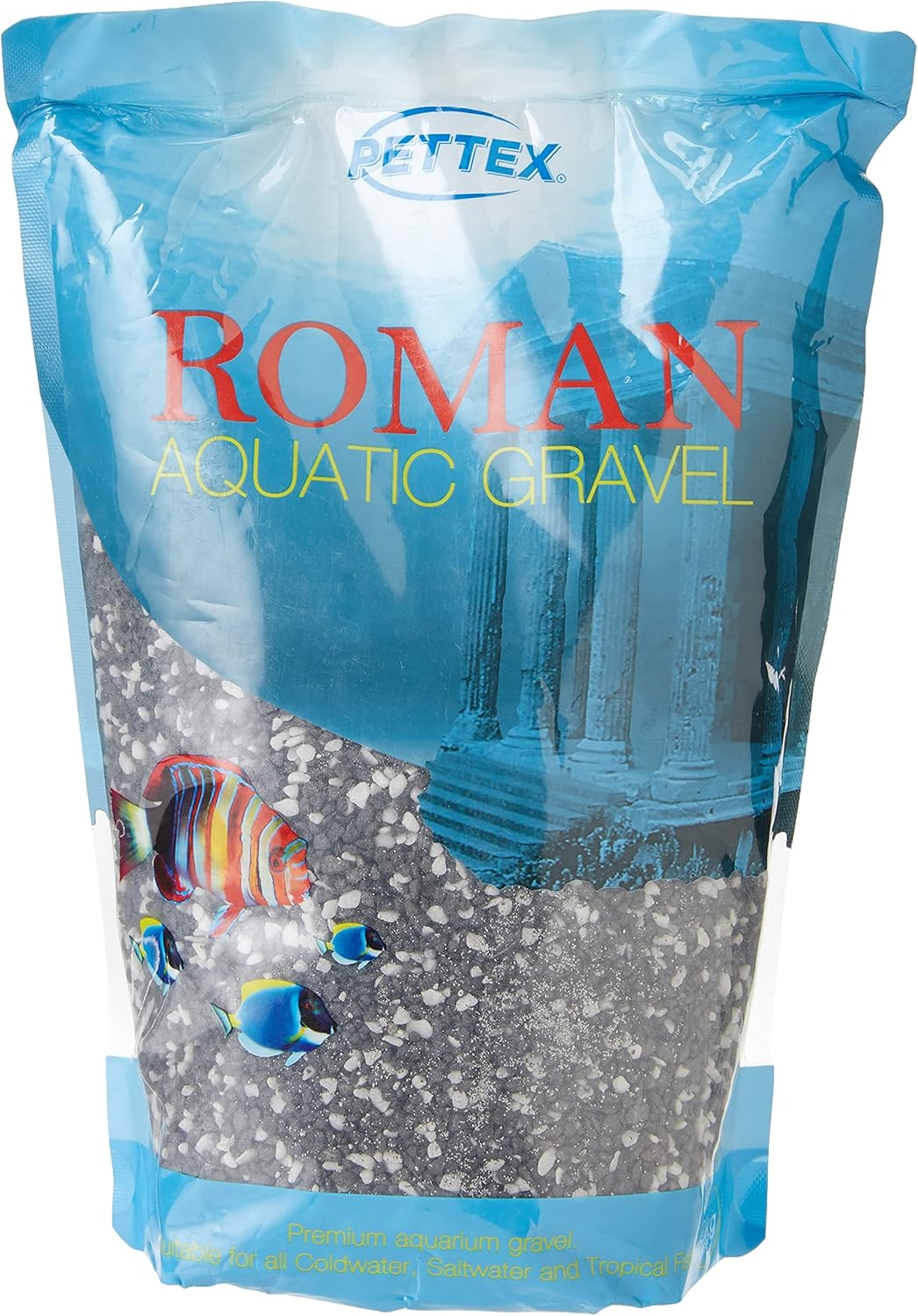 Pettex Roman Gravel Aquatic Roman Gravel, 2 Kg, Tri-Colour Blend
