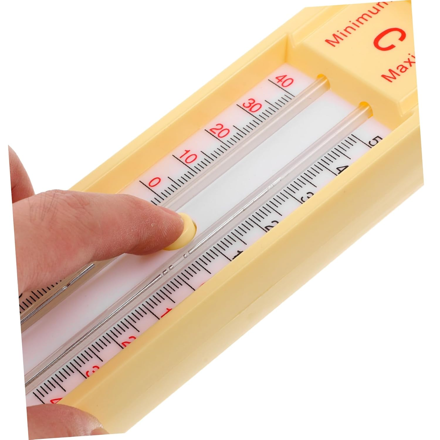 KICHOUSE Outdoor Indoor Temperature Gauge Max/Min Thermometer Celsius and Fahrenheit Garden Humidity Meter Sturdy and Accurate Thermometer for Greenhouse image number 6