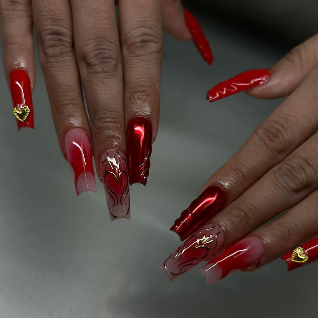 Tipex Instant Apex Nail Tips,Long Coffin Thicker Half Matte Acrylic Nails,Strong Full Cover Fake Nails Pre-Building False Nail Extensions,Press-On Nails for Flat Nails image number 2