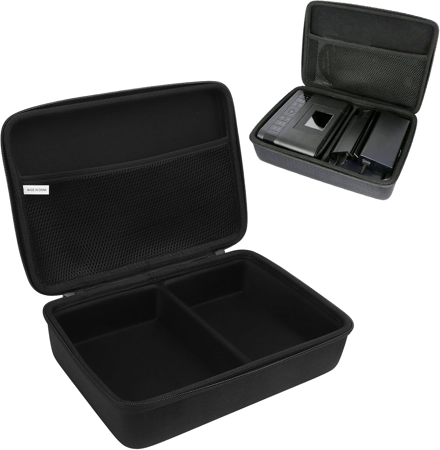 Case for Selphy Photo Printer, Hard Storage Bag Compatible with Selphy CP1500 CP1300 CP1200 Wireless Color Photo Printer and Accessories, Black, Case Only image number 6