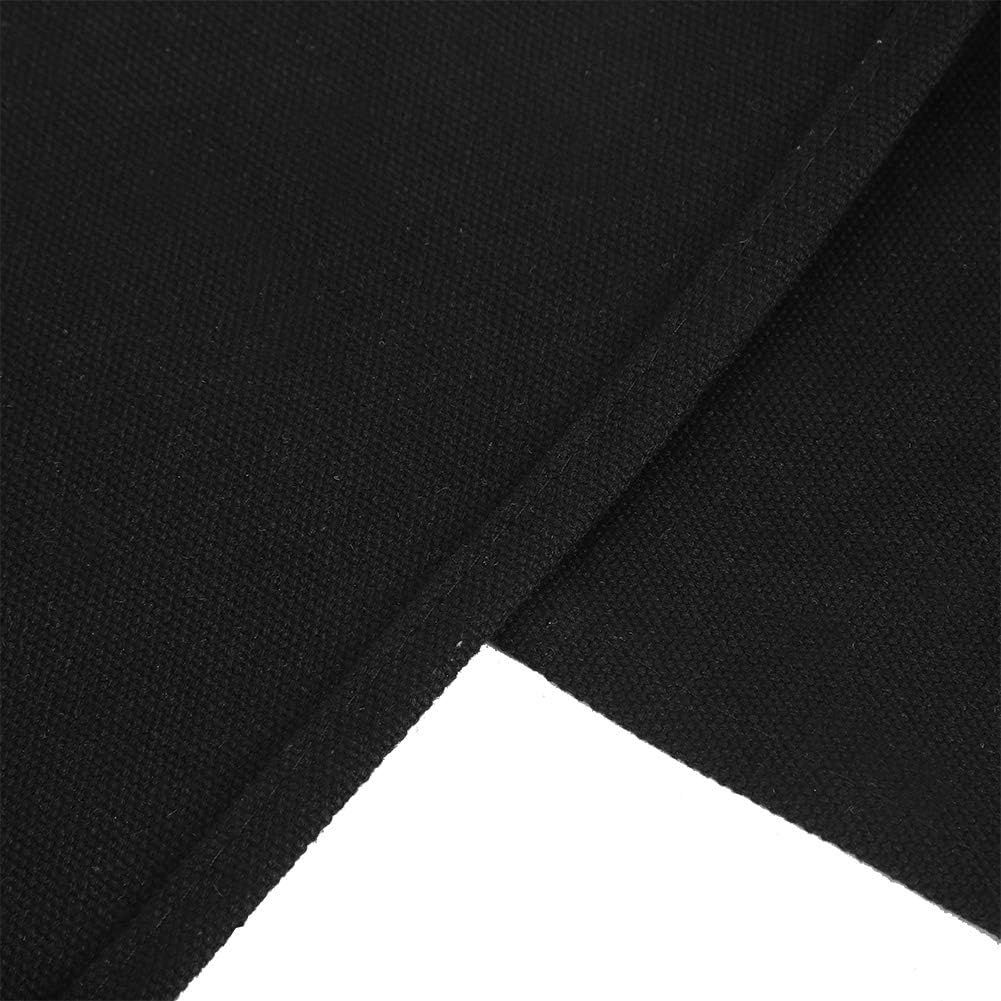 Replacementcloth for Director'S Chair with Backrest, 2 Sizes Film Chair Replacement Canvasand Backrest Canvas Cover, Wooden Stick (Black) image number 1