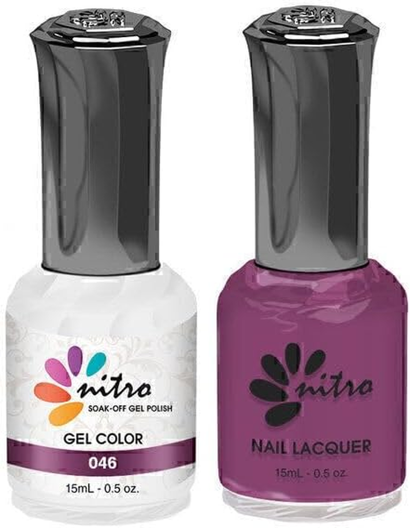 Nitro N046 - Duo Gel & Nail Lacquer 15Ml image number 1