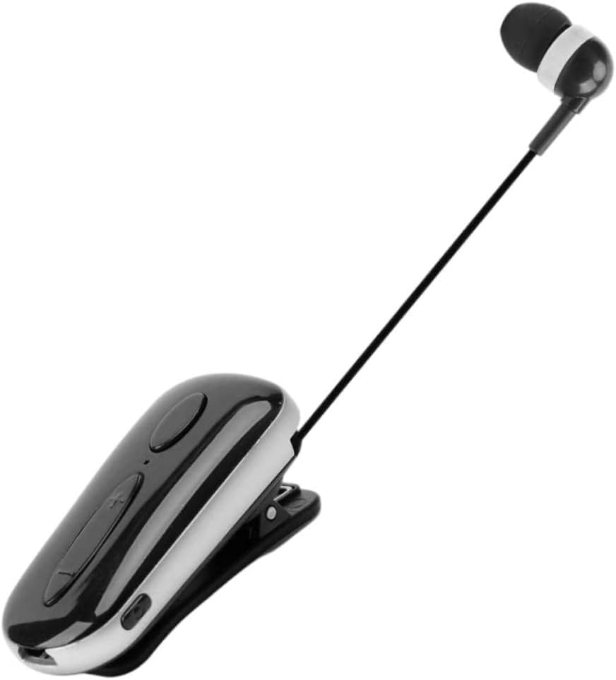 Housoutil Wireless Headset Retractable Clip-Earbuds Wireless Earbuds for Sports Running Fitness Exercise Neckband Design image number 3