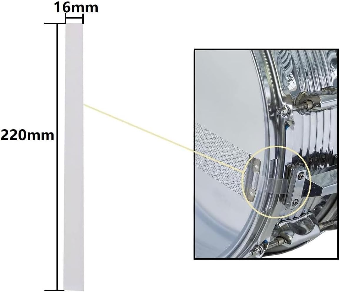 Drummers Survival Hardware Kit 9Pcs Cymbal Parts Cymbal Sleeves Felts Hi Hat Clutch Hi Hat Cup Wing Nut, 12Pcs Drum Tension Rods M6X60 M6X50 M6X15 Mm, 1Pcs Drum Tuning Key, 1Pcs Snare Straps image number 3