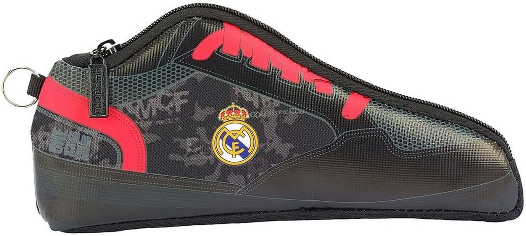 R.Madrid Black Shoe Bag 24 X 10 X 2 Cm