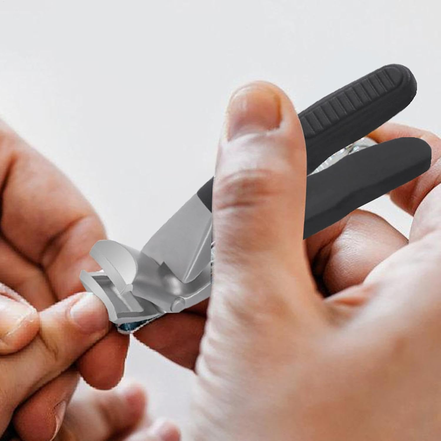 Cileznw Nail Cutters Set | Wide Opening Nail Cutter with Nail File - 3X Nail Cutters for Nail Tips, Stainless Steel Manicure Tools for Thick Nail image number 3