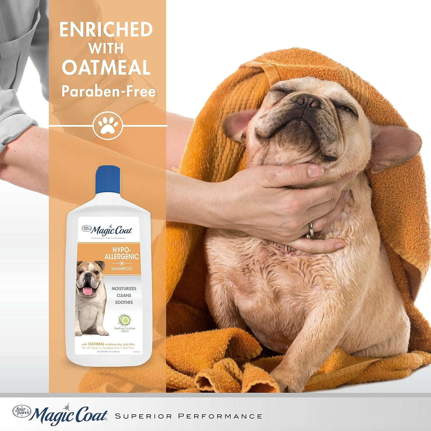 Four Paws Magic Coat Hypo-Allergenic Dog Shampoo, 32 Oz