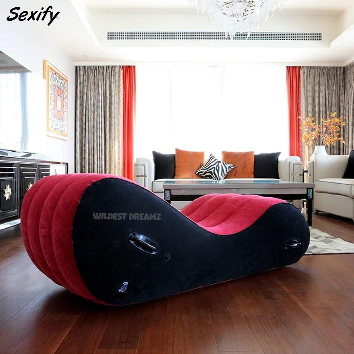 Inflatable Sex Sofa Position Pillow Sofa Bed Cushion for BDSM and Bondage Play, Sex Game Love Furniture for Couple Deeper Air Mattress Chair Position Support Adult Sex Toy